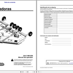 Land Pride Rotary Cutters RCM3715 RC3715 Operator Manual 334 114M SPA ES (1)