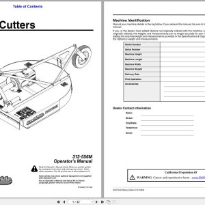 Land Pride Rotary Cutters RCR1548 Operation Manual 312 556M (1)