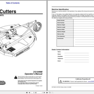 Land Pride Rotary Cutters RCR1860 RCR1872 Operation Manual 312 849M (1)
