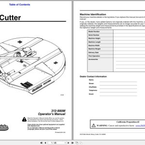 Land Pride Rotary Cutters RCR1884 Operation Manual 312 880M (1)