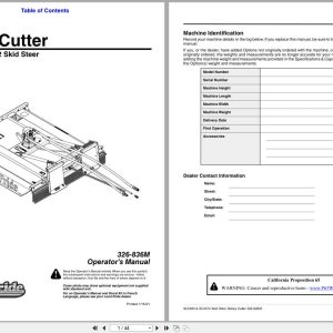Land Pride Rotary Cutters Skid Steer SC2560 SC2572 Operation Manual 326 836M (1)