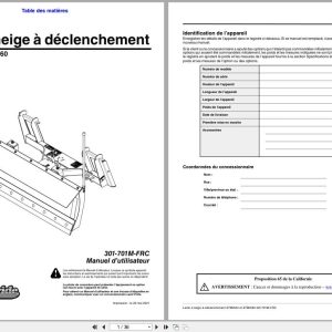 Land Pride Snow Trip Blade STB0554 STB0560 Operator Manual 301 701M FRC FR (1)