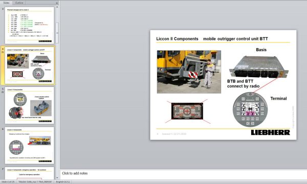 Liebherr Crane All Model Technical Training Manual CD6 (6)