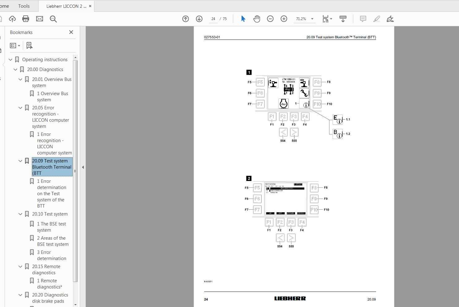 Liebherr LICCON 2 Diagnostics Operating Instructions EN 99904 01 02 (2)