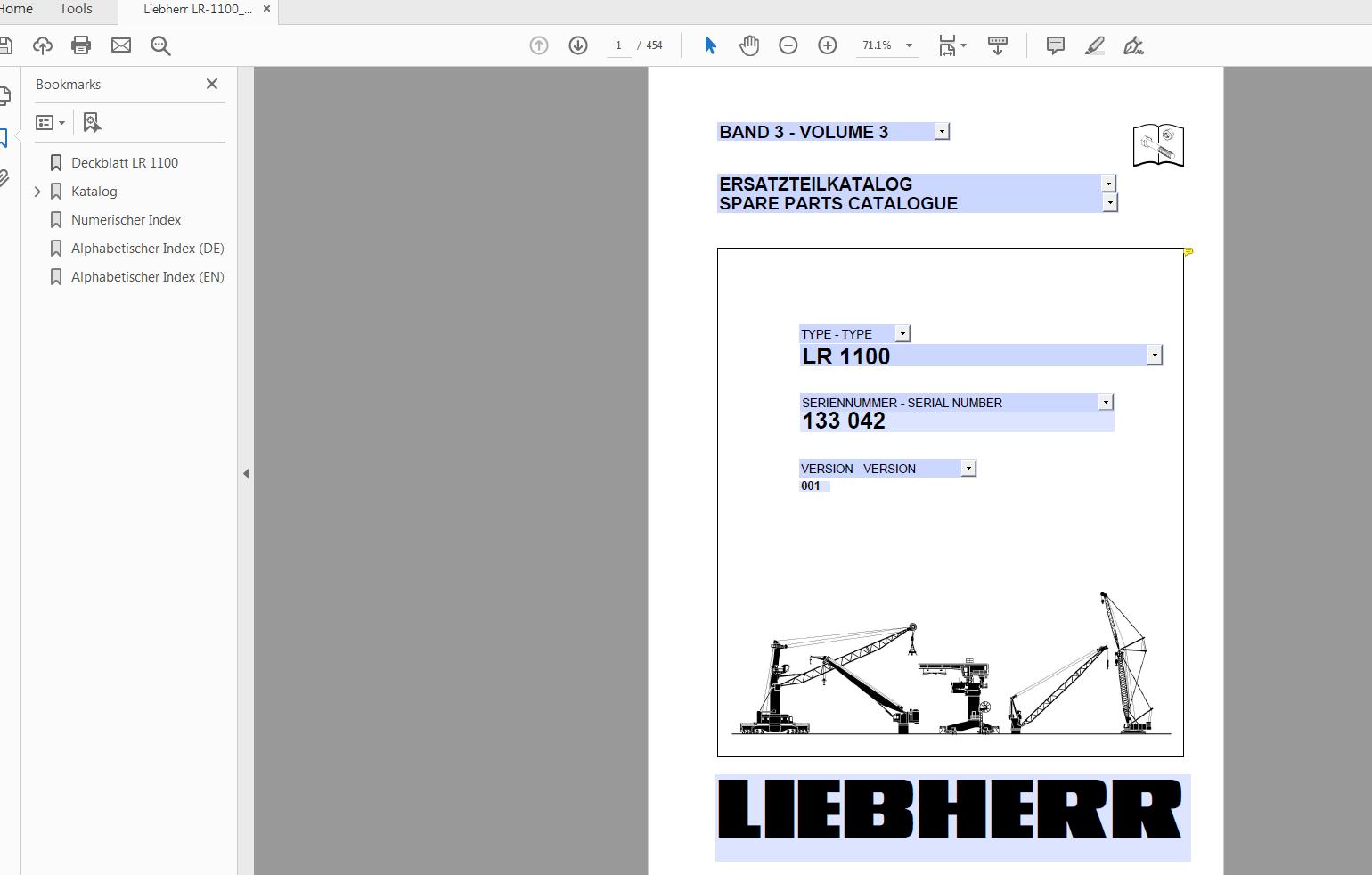 Liebherr LR 1100 133 042 Part Catalog DE (1)