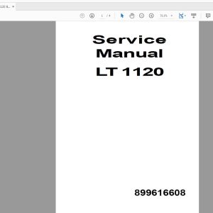 Liebherr LT 1120 899616608 Service Manual English (1)