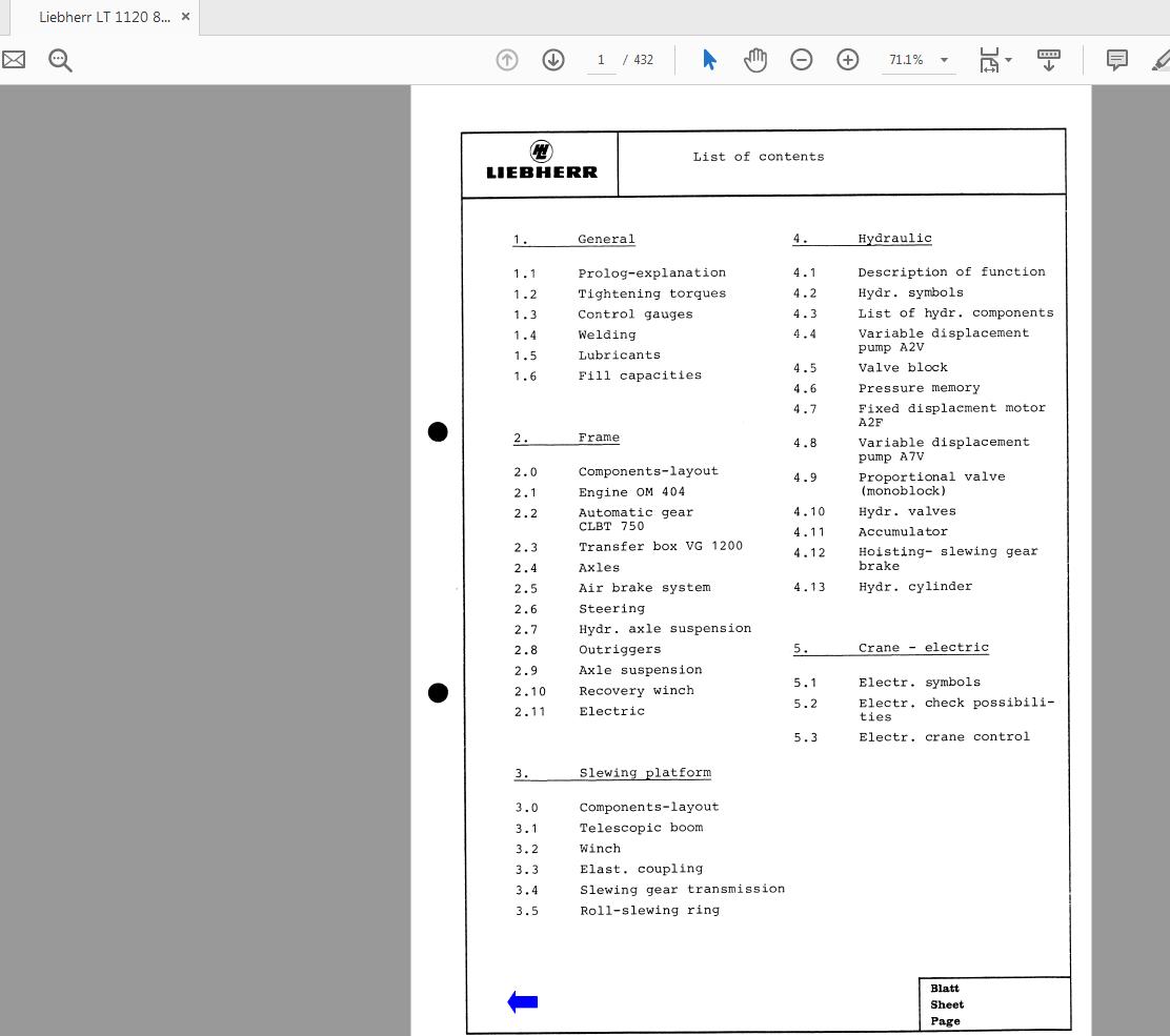 Liebherr LT 1120 899616608 Service Manual English (2)