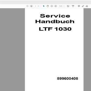 Liebherr LTF 1030 899600408 Service Manual Deutsch (1)