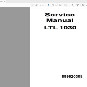 Liebherr LTL 1030 899620308 Service Manual English (1)