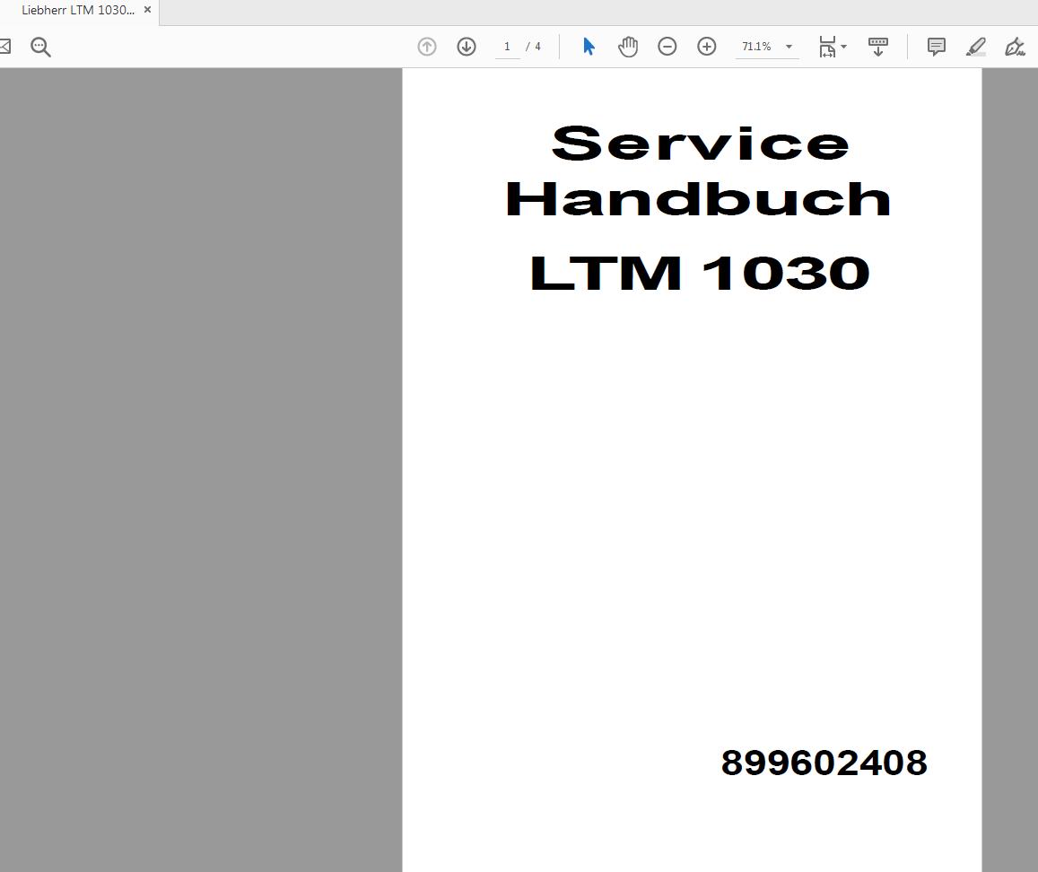 Liebherr LTM 1030 899602408 Service Manual Deutsch (1)