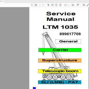 Liebherr LTM 1035 899617708 Service Manual (1)