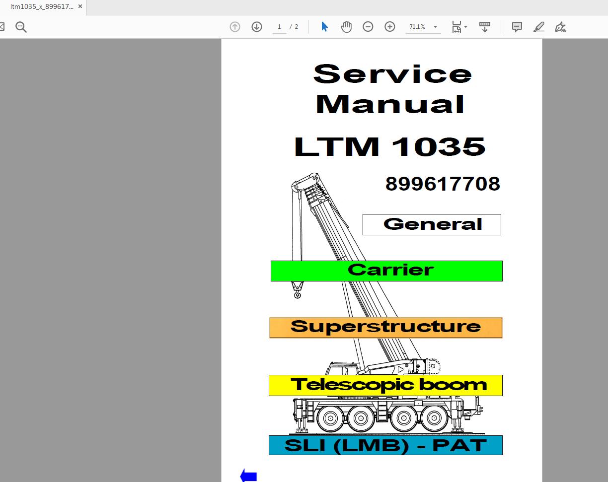 Liebherr LTM 1035 899617708 Service Manual (1)