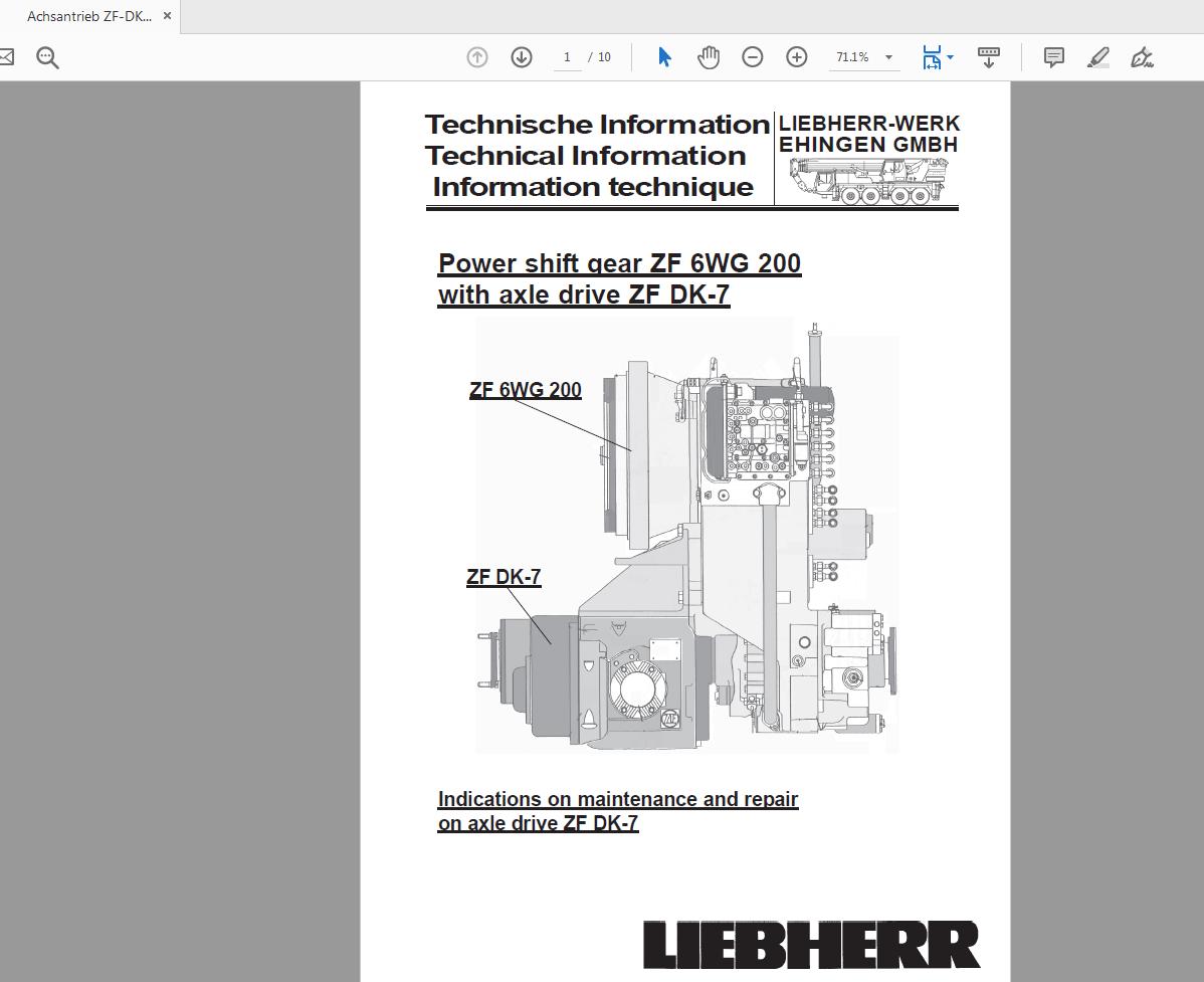 Liebherr LTM 1040 1 890511308 Service Manual (1)