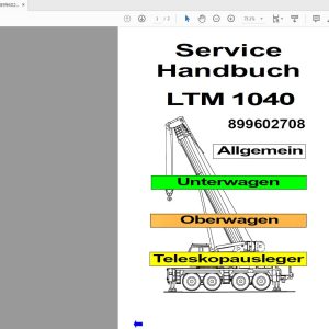 Liebherr LTM 1040 899602708 Service Manual Deutsch (1)