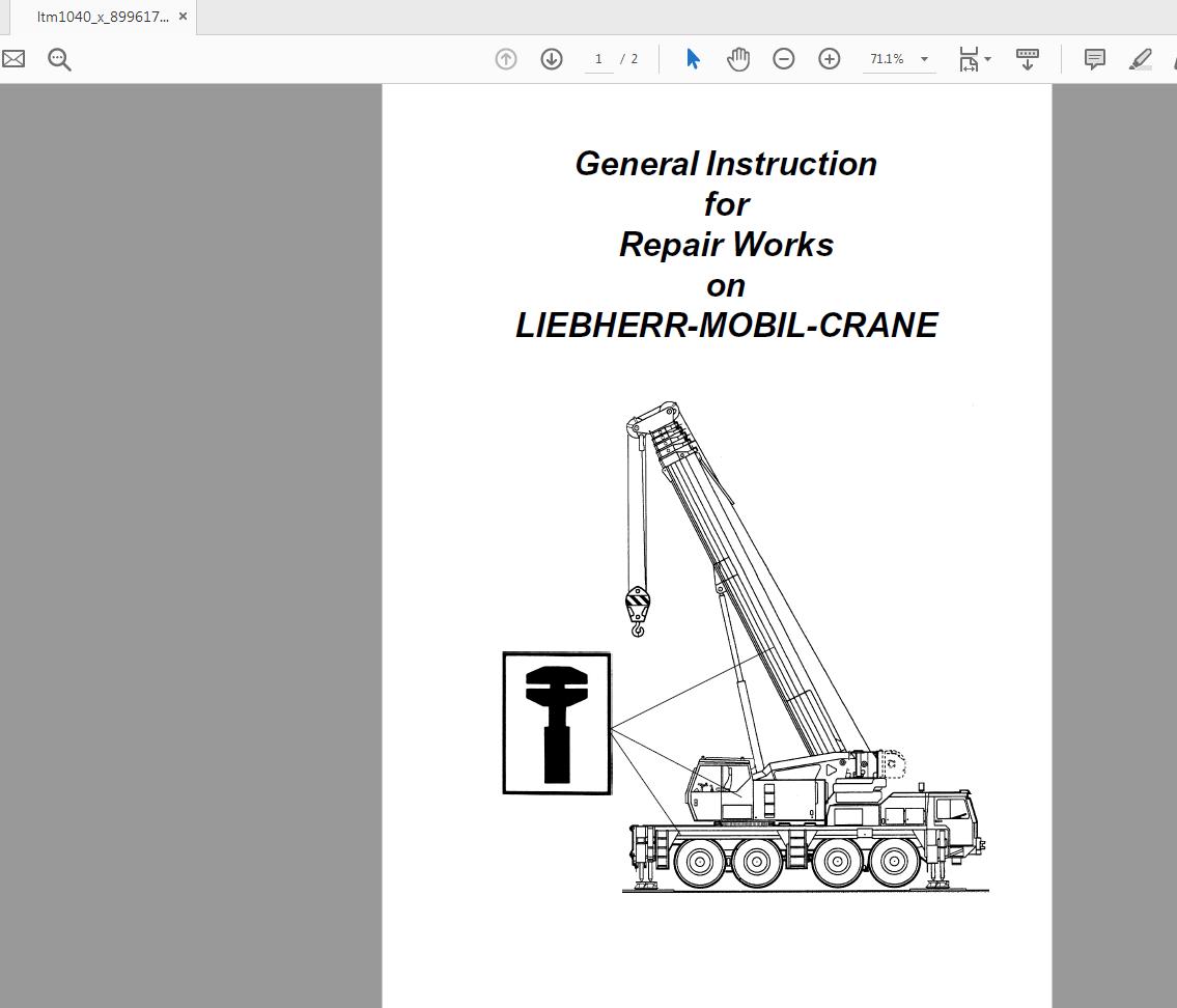 Liebherr LTM 1040 899617808 Service Manual (2)
