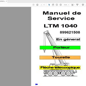 Liebherr LTM 1040 899621508 Service Manual Francais (1)