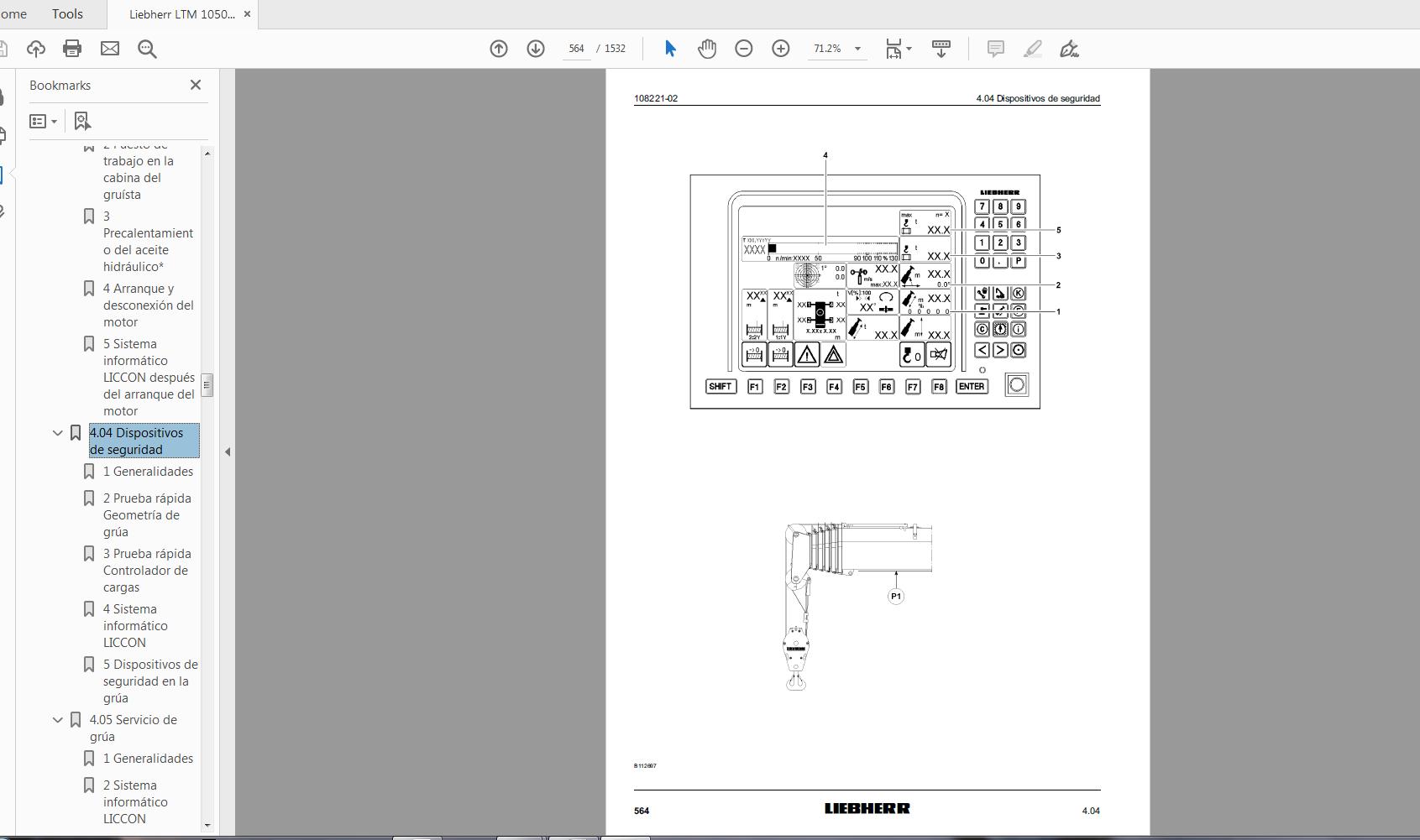 Liebherr LTM 1050 3 1 18505 01 10 Instruction Manual ES (2)