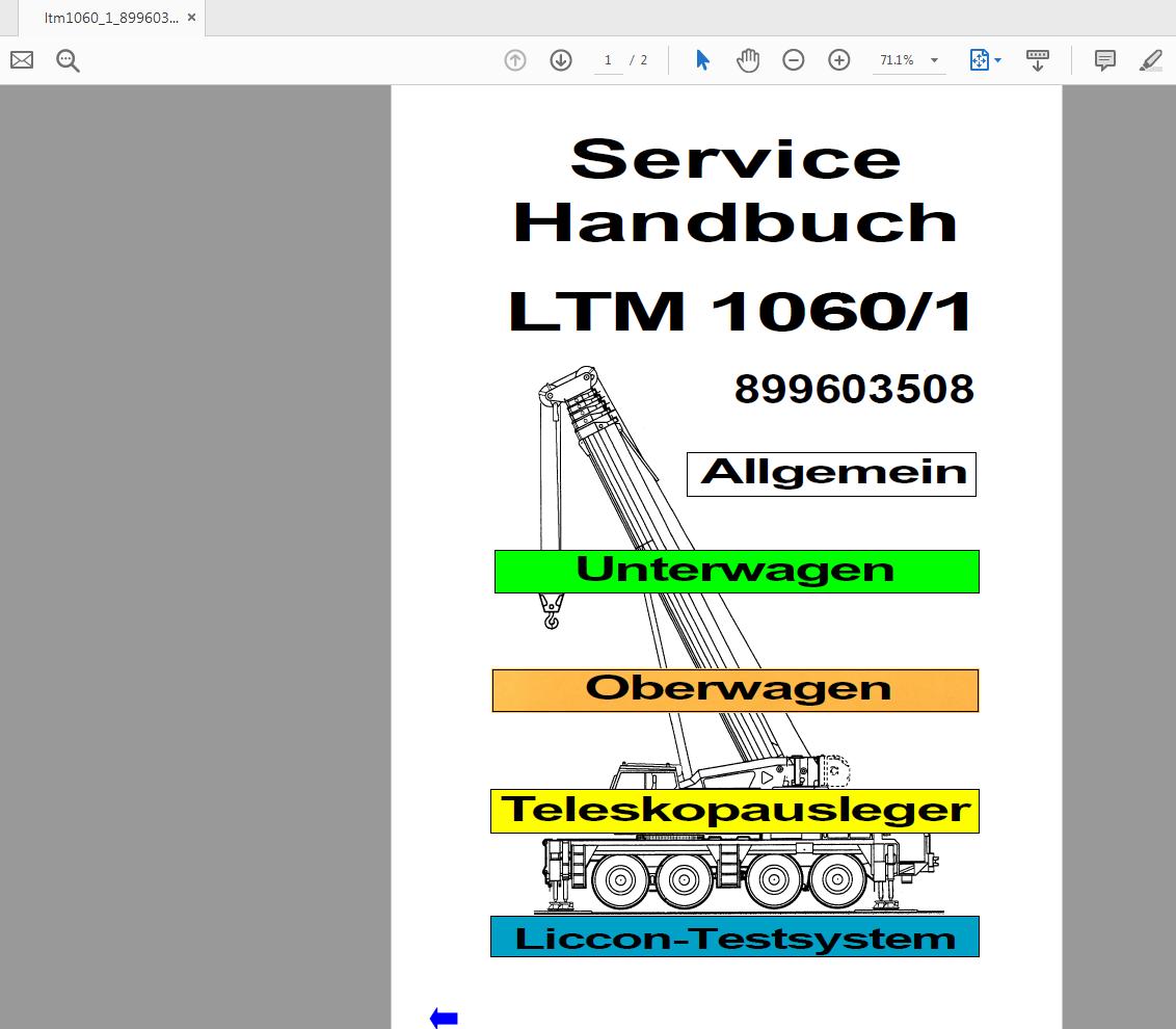 Liebherr LTM 1060 1 899603508 Service Manual Deutsch (1)