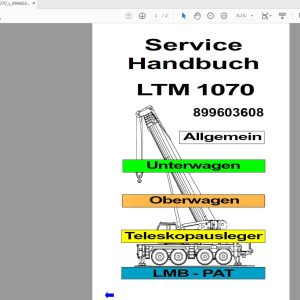 Liebherr LTM 1070 899603608 Service Manual Deutsch (1)