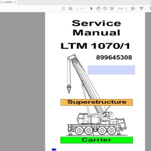 Liebherr LTM 1070 1 899645308 Service Manual (1)