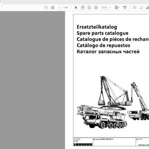 Liebherr LTM 1090 4 1 Spare Part Catalog EN ES RU 061909 (1)
