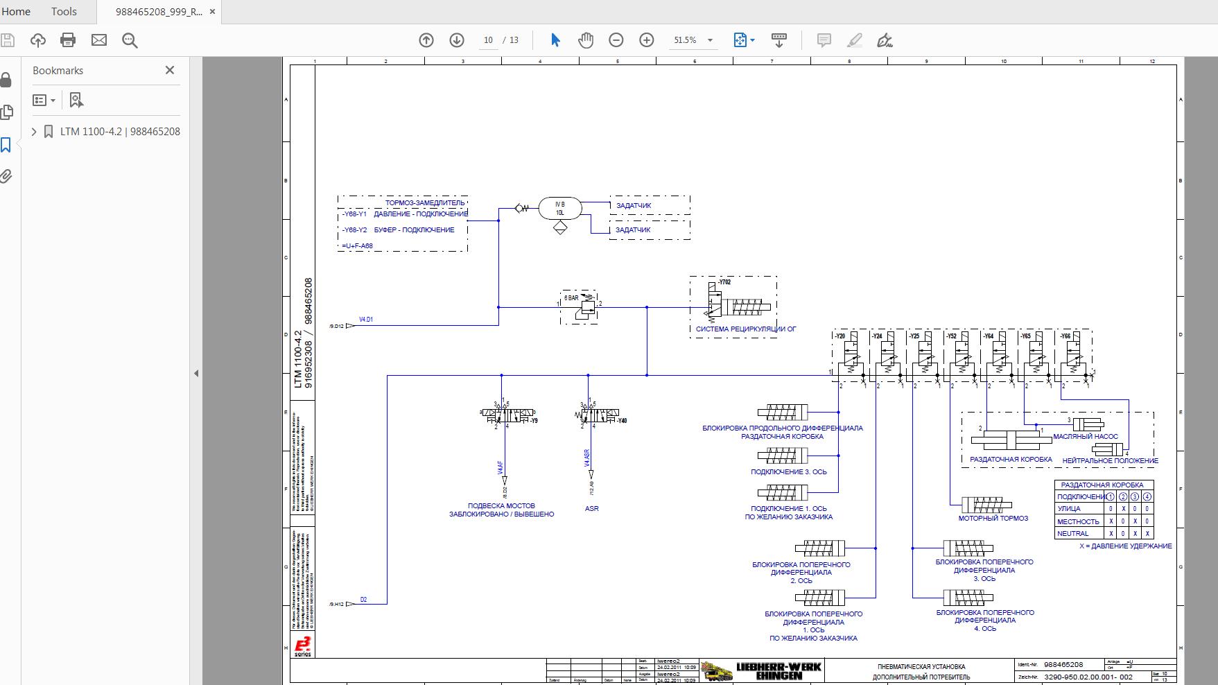 Liebherr LTM 1100 4.2 Wiring Diagram 063977 RU (5)