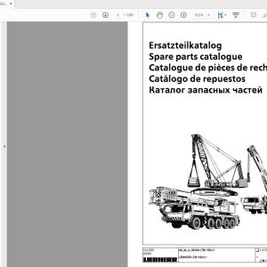 Liebherr LTM 1100 5 1 Spare Part Catalog DE RU 065504 (1)