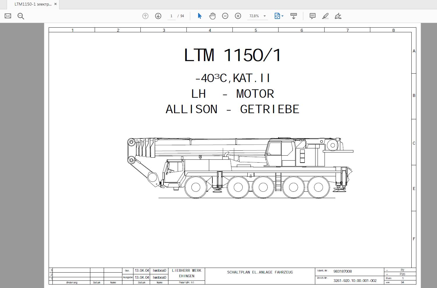 Liebherr LTM 1150 1 Schematic Diagram SN67111 RU (1)