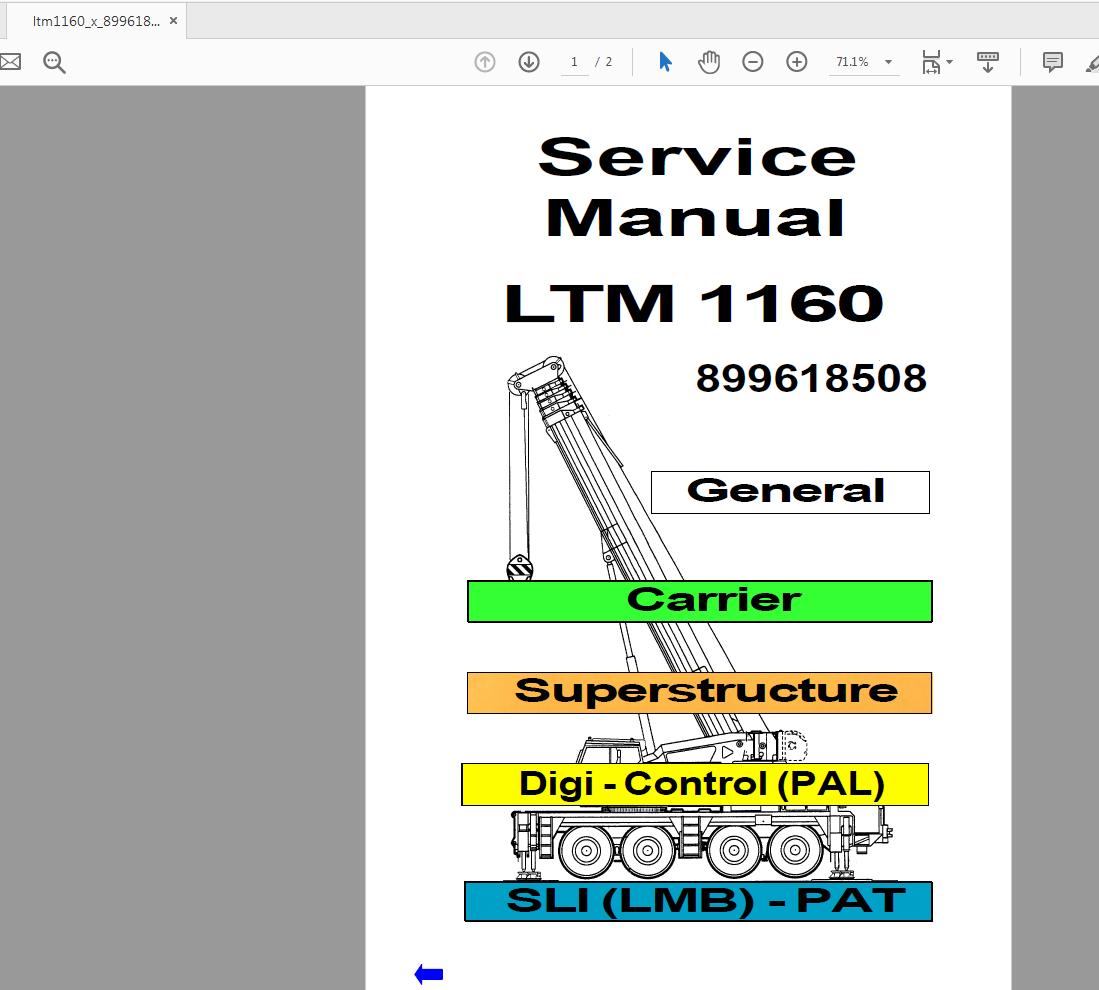 Liebherr LTM 1160 1170(N) Service Manual EN (1)