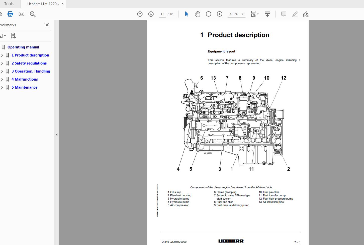 Liebherr LTM 1220 5.2 Operating Instruction Manual Engine Error Code Diagnostic Manual (3)