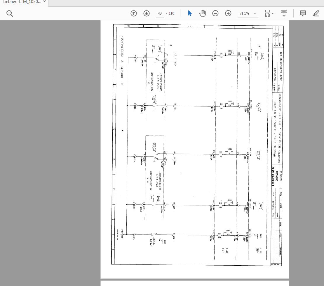 Liebherr LTM 1050 1 982395208 Electrical Schematic DE (2)