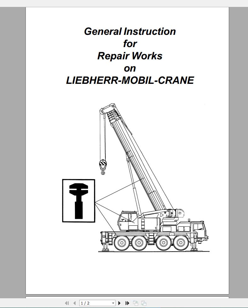 Liebherr Mobile Crane LTM 1125 1140N Service Manual Schematic Diagram (6)