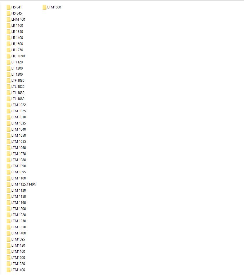 Liebherr Mobile and Crawler Crane Full Model DVD (3)