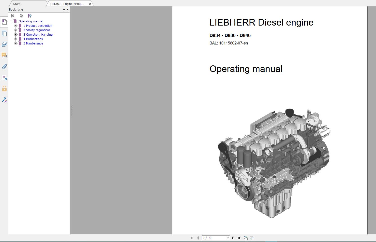 Liebherr Mobile and Crawler Crane Service Manual CD4 (10)