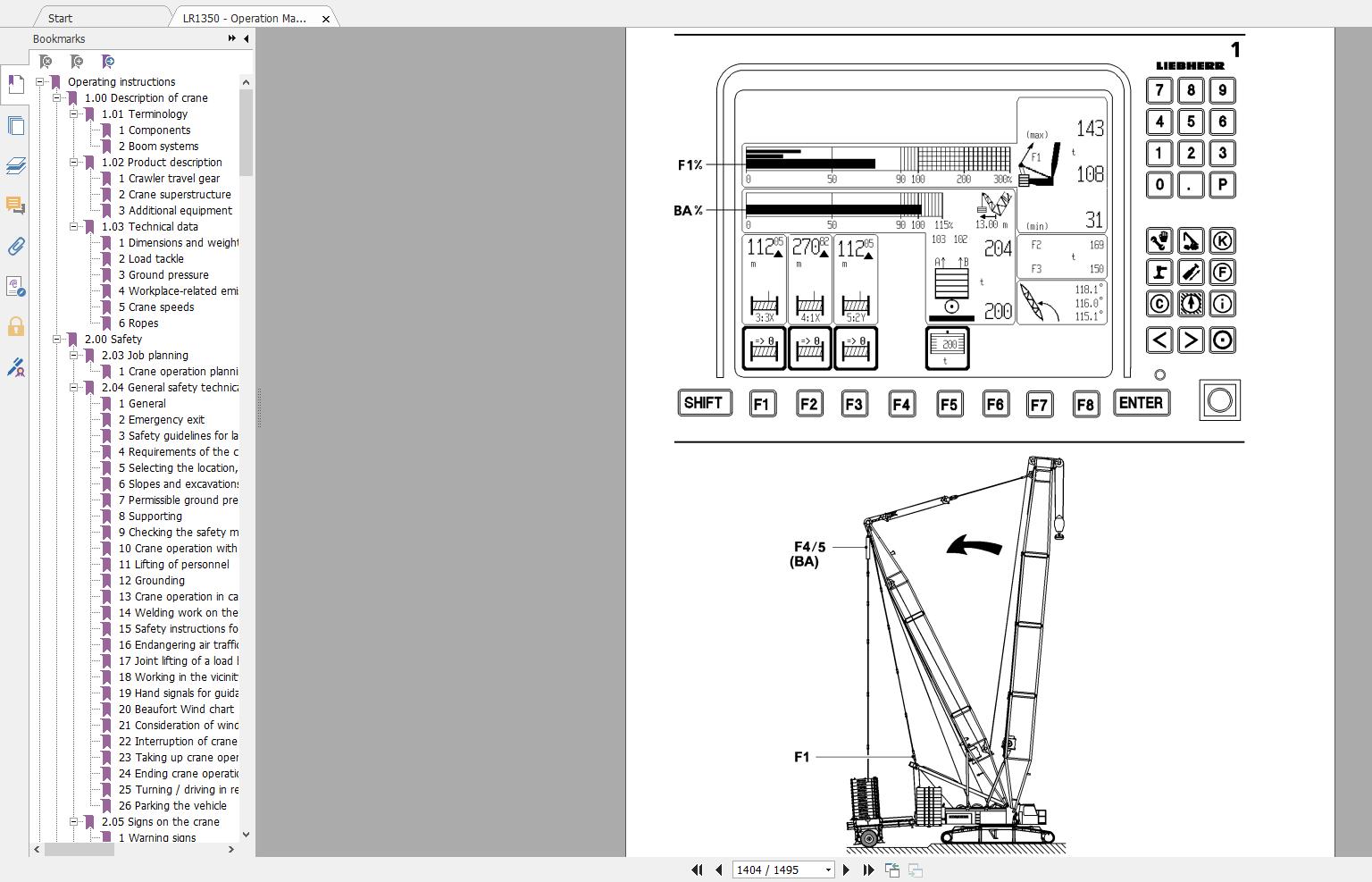 Liebherr Mobile and Crawler Crane Service Manual CD4 (14)