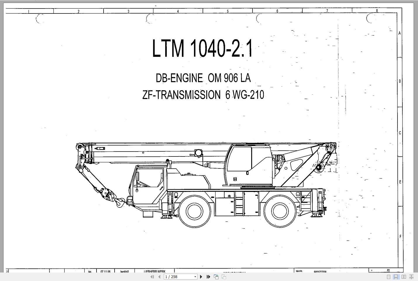 Liebherr Mobile and Crawler Crane Service Manual CD4 (7)