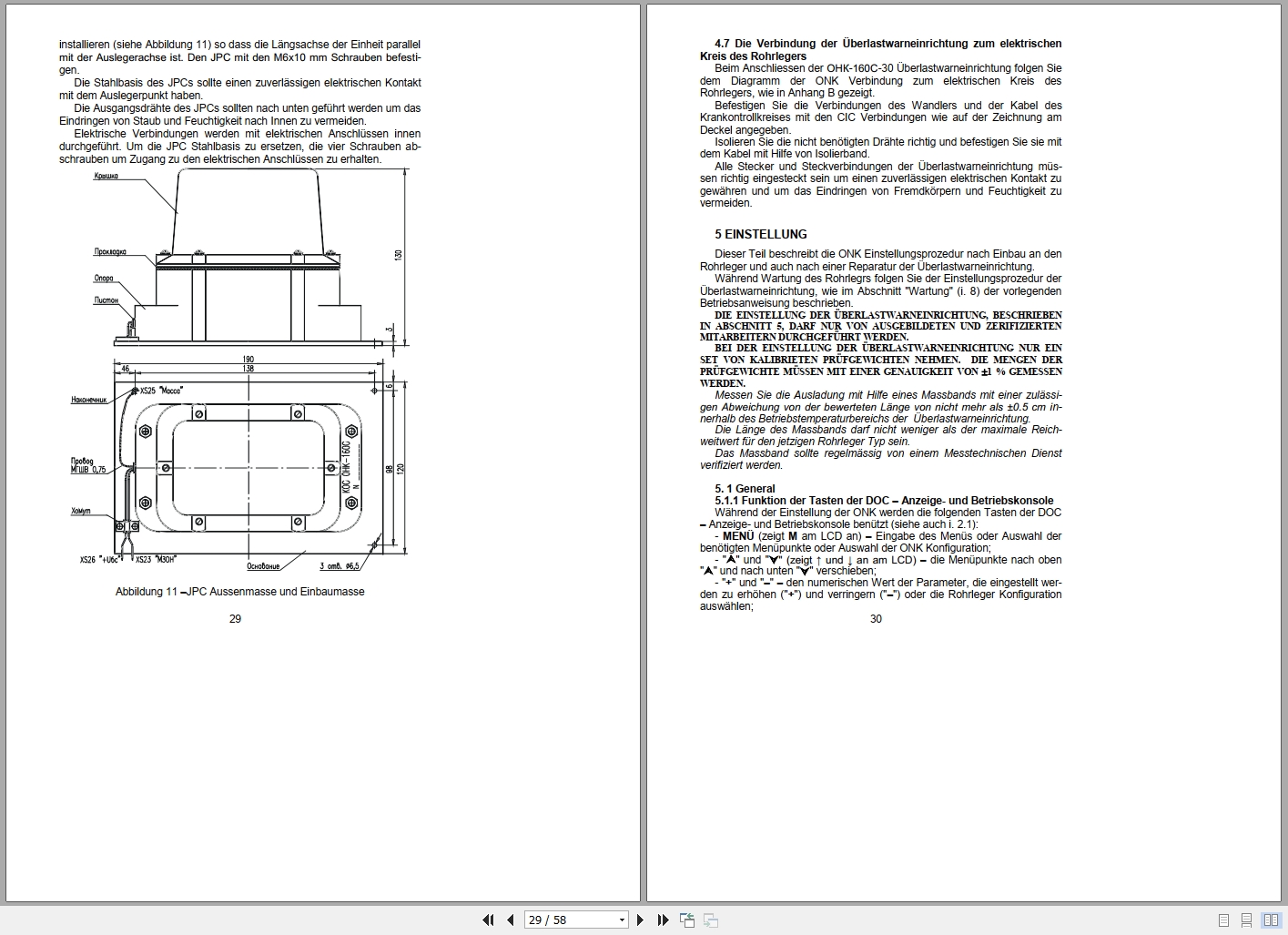 Liebherr Safe Load Limiter OHK 160C 30 Operating Manual DE (2)