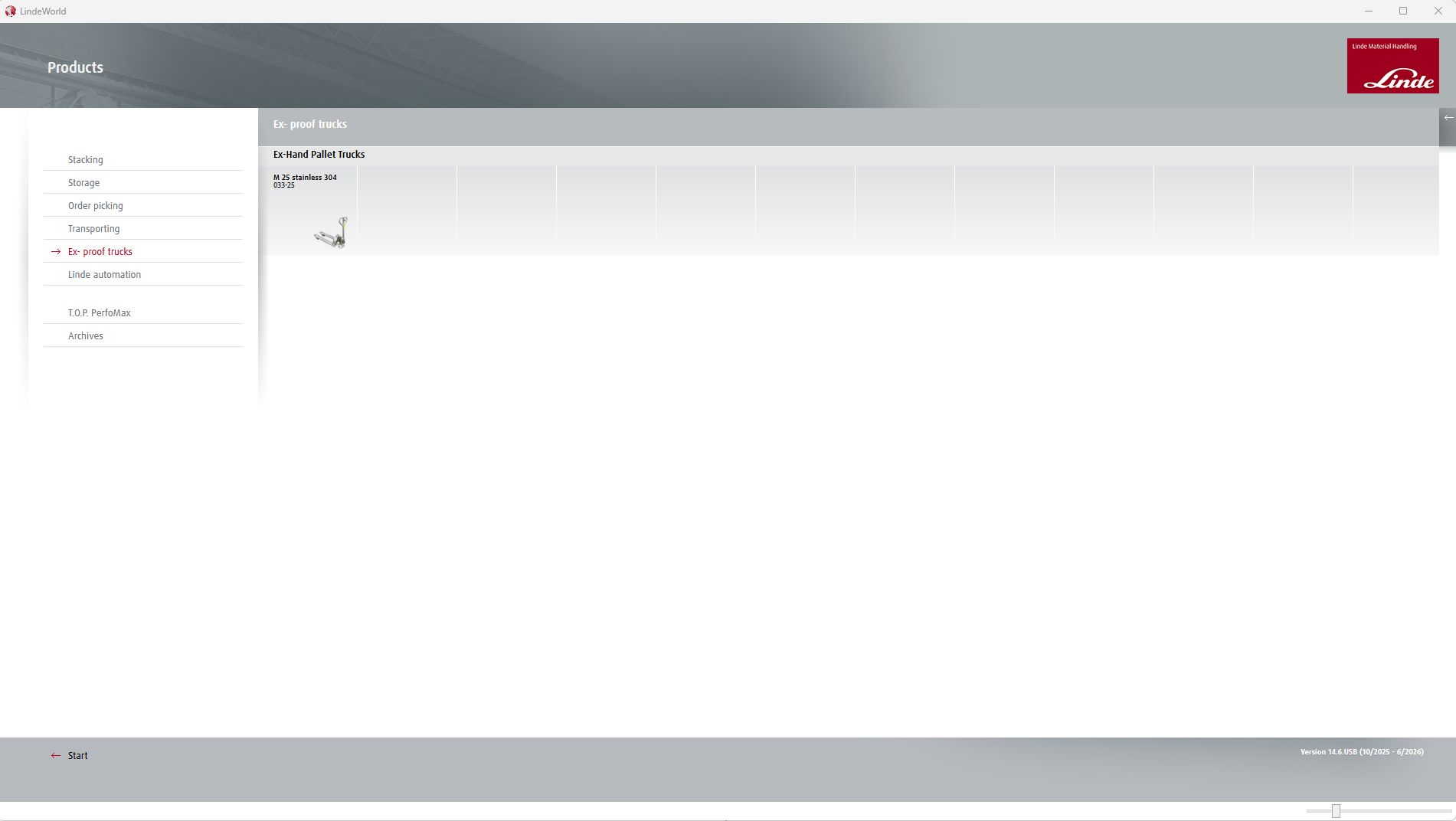 LindeWorld 14.6 10.2025 06.2026 General Information Product Program 6