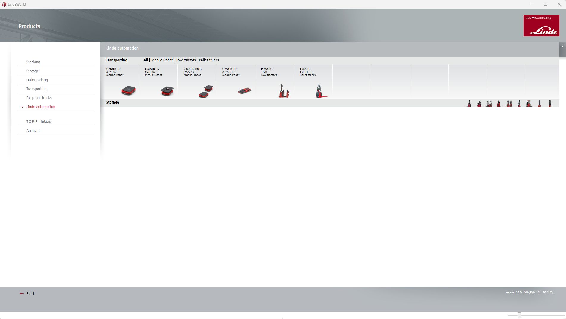 LindeWorld 14.6 10.2025 06.2026 General Information Product Program 7