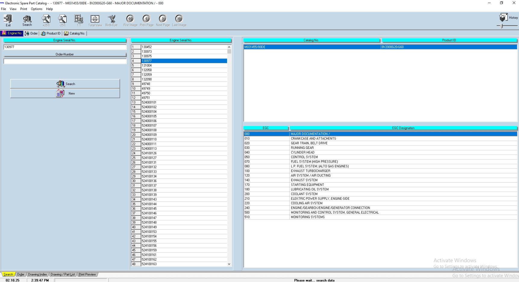 MTU EPC ETK 2.0 Electronic Parts Catalog 1