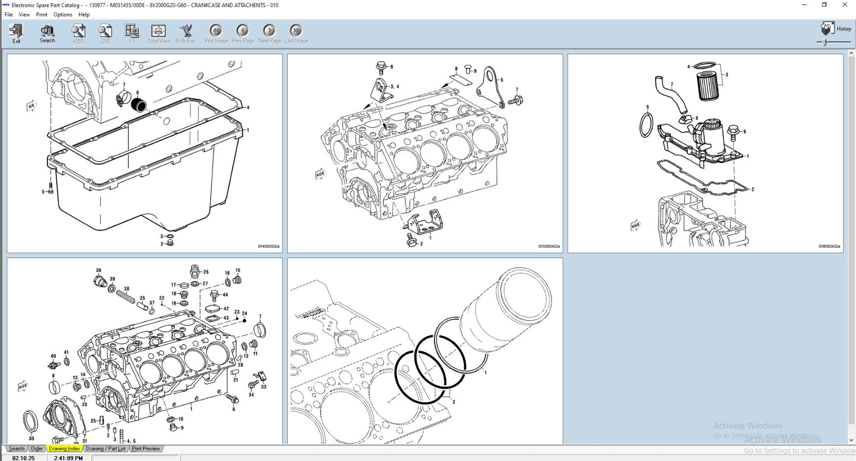 MTU EPC ETK 2.0 Electronic Parts Catalog 2