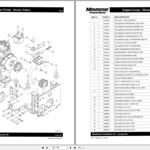Mineteman Sweeper Litterboss Parts Manual Wiring Diagram 3308838 2004 (4)