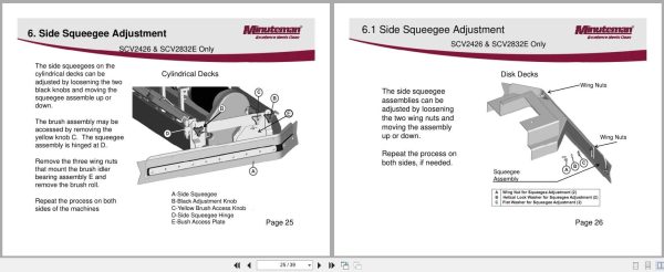 Minuteman Automatic Scrubbers Scv2832E To Es2832 Service Manual 2009 (3)