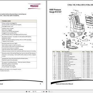Minuteman Carpet Extractor C-Box 100 H-Box 200 500 Parts Instruction Manual 988744 2013 Minuteman Carpet Extractor C Box 100 H Box 200 500 Parts Instruction Manual 988744 2013 (3)