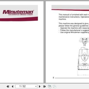 Minuteman Carpet Extractor X17 ECO User Manual (1)