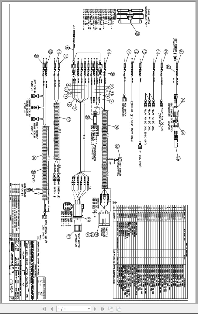 Minuteman Disc Sweeper Nautilus E Electrical Schematic 719550 2021 (1)