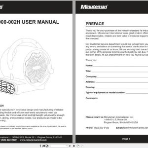 Minuteman Hepa Blower C43000 002H User Manual 040820 (1)