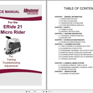 Minuteman Micro Rider ERide 21 Service Manual Wiring Diagram 2016 (1)