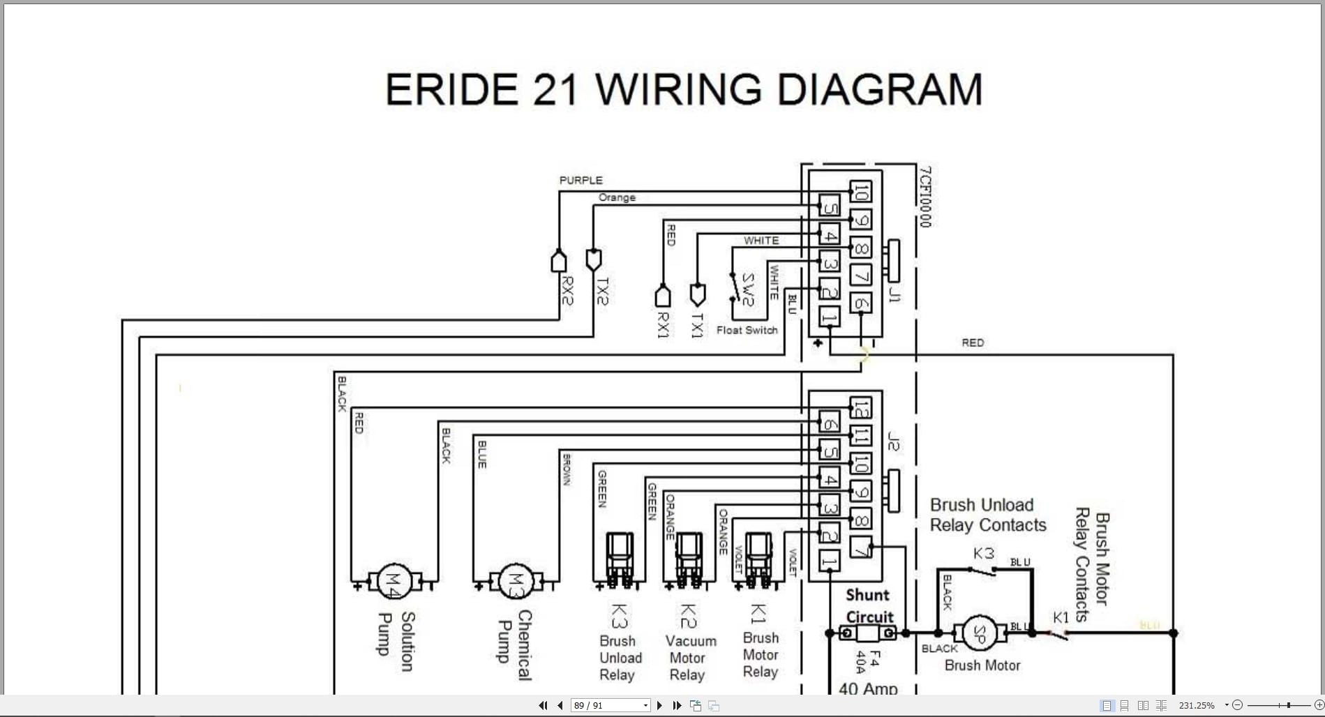 Minuteman Micro Rider ERide 21 Service Manual Wiring Diagram 2016 (3)