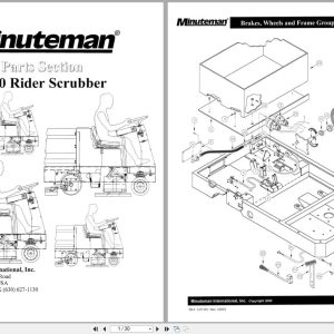 Minuteman Rider Scrubber 3200 Parts Section 3337191 2001 (1)